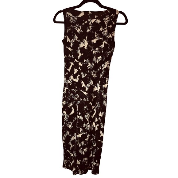 Kenneth Cole Reaction XS Sleeveless Black & White Abstract Print Dress Rayon - Picture 6 of 15